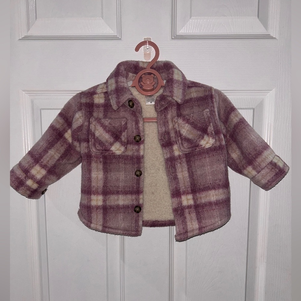 Carter’s Plaid Purple Jacket